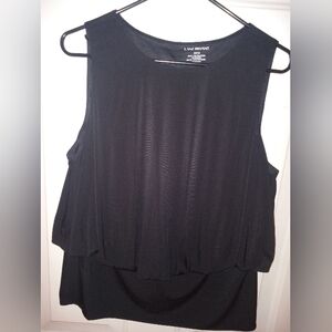 3/$10 Lane Bryant Black Sleeveless Balloon Top 14/16
